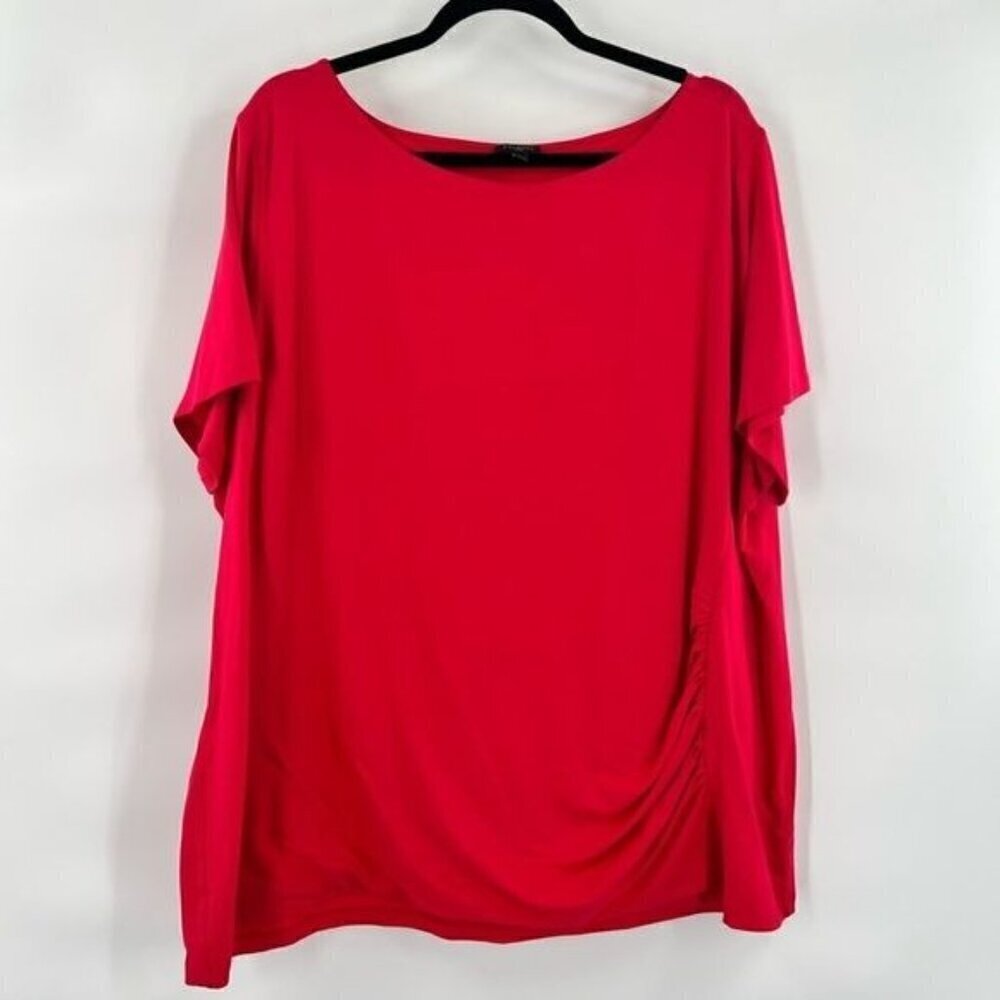 Talbots red blouse top size 3X womens